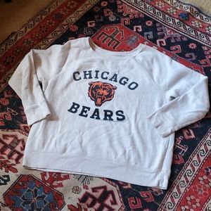 Chicago Bears Oversized Off Shoulder Sweatshirt
